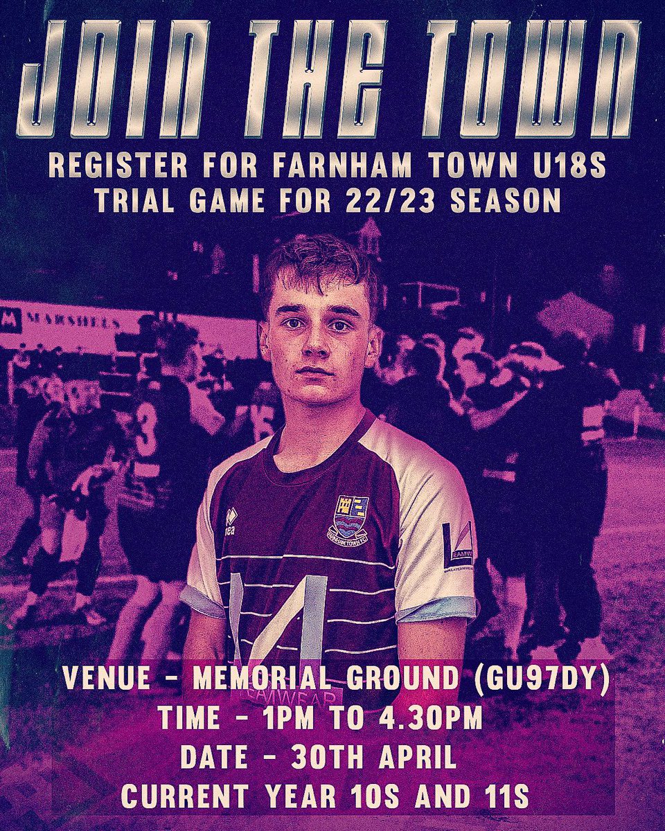 Farnham Town FC U18’s tweet media