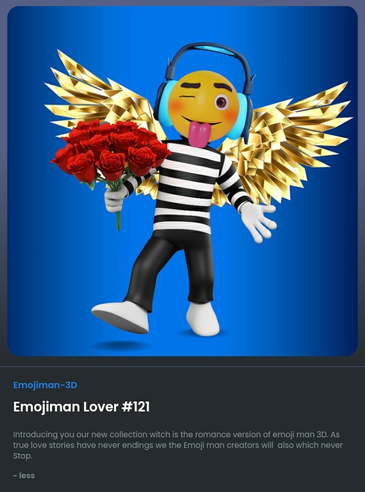 Emojiman_3D_'s tweet photo. Giveaway Time!
Emojiman Lover

Complete The simple task and drop your wallet 
1 - follow @Emojiman_3D_
2 - RT + ❤
3 - Drop your wallet 
 #NFT #NFTs

#NFTGiveaway Good Luck https://t.co/sY8xQZboER