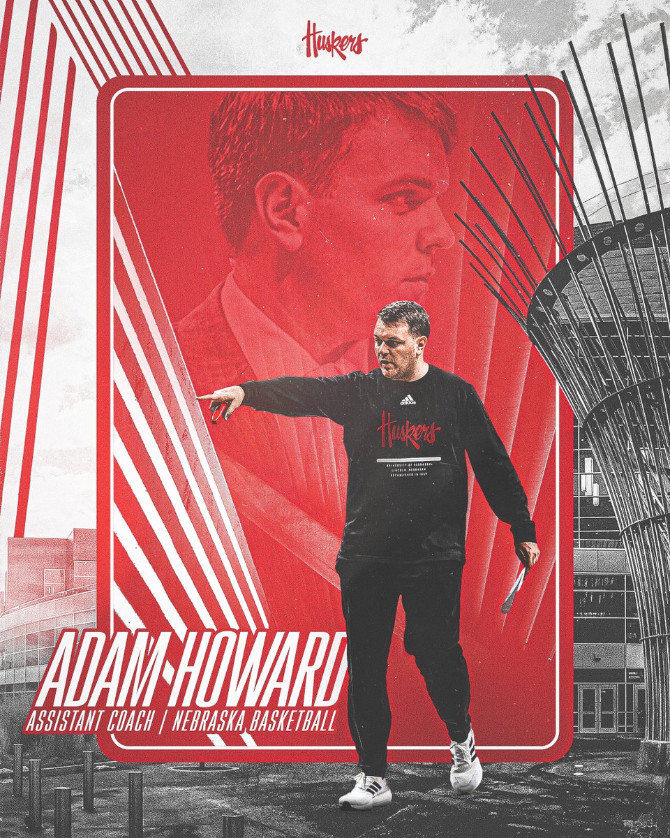 HuskerMBB's tweet image. "He's a very well-rounded coach and fits what we're looking for and needed in this position."
- @CoachHoiberg
Welcome to the Big Red Fam, @AdamHoward14!