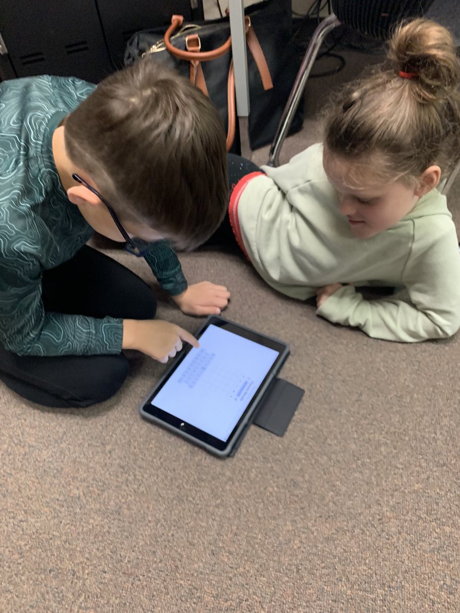 MissBoehmCES's tweet photo. Today we “Wordled�� with a partner on our iPads! @KaraffaAlyssa #WordWorkisFun https://t.co/o5QQPVfRr6