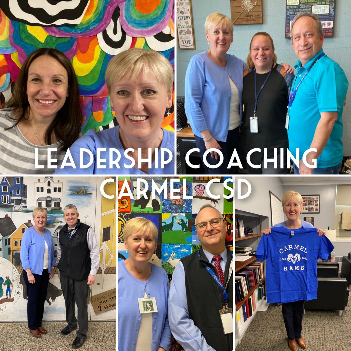 MaureenMulderig's tweet photo. When you get to meet the principals you’ve been coaching remotely since last summer❤️!  #nyscss #leadershipcoaching #carmelcsd https://t.co/Tr4ubbnc5c