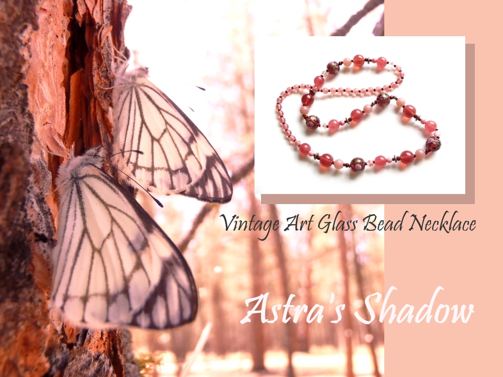AstrasShadow's tweet photo. https://t.co/2MjKzQYsOw #Pink #Venetian #Wedding #Cake #Beads #Vintage #Handmade #Art #Glass #Necklace #AstrasShadow https://t.co/efSiL3DUM9