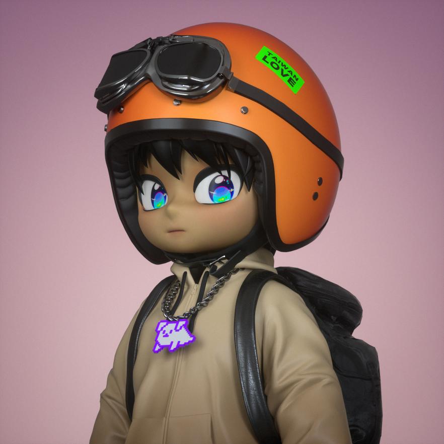 pineappletyc's tweet photo. Attracted by the eyes, loving the puppy necklace and TAIWAN LOVE!!!!!
@elysium_system #ElysiumShell20k https://t.co/Cp66PGjSO6