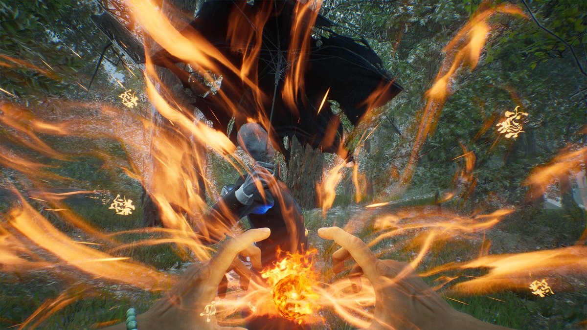 Akito fights a Rain Walker.