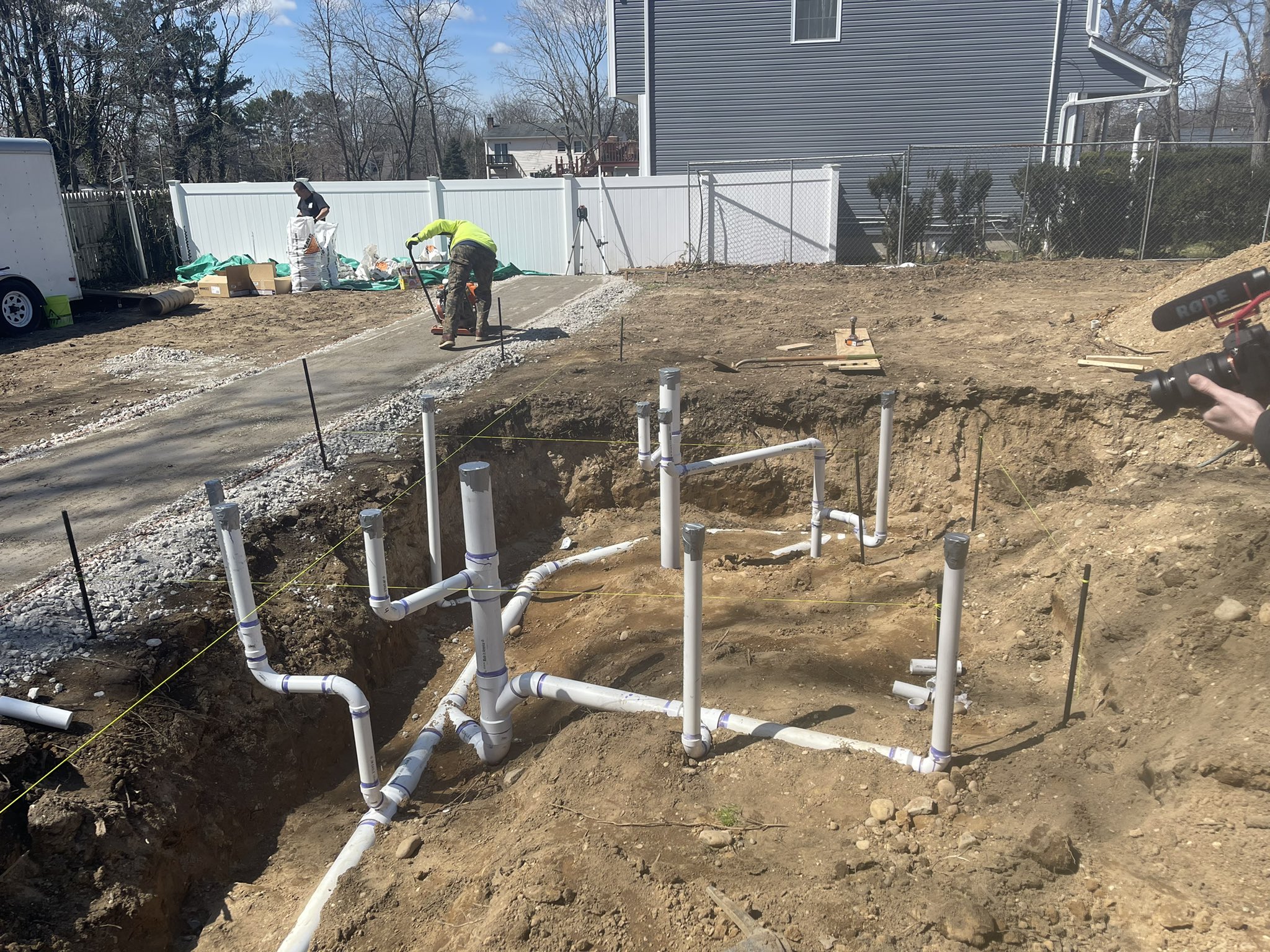 Handsome Homebuyer on X: "Installing the underground plumbing for our 3D  printed house in Islandia. https://t.co/tNbgjpiVwN" / X