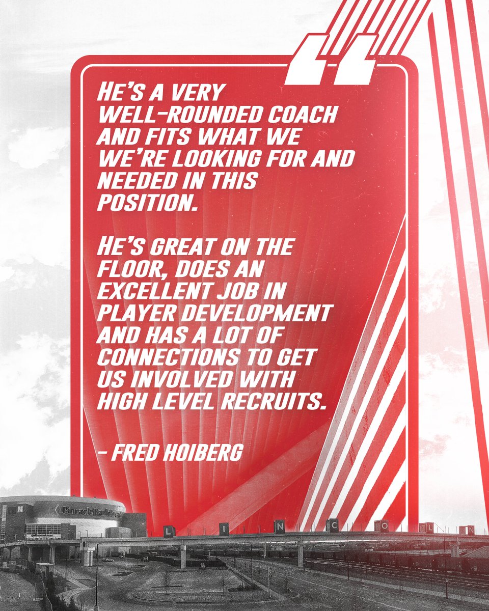 HuskerMBB's tweet image. "He's a very well-rounded coach and fits what we're looking for and needed in this position."
- @CoachHoiberg
Welcome to the Big Red Fam, @AdamHoward14!