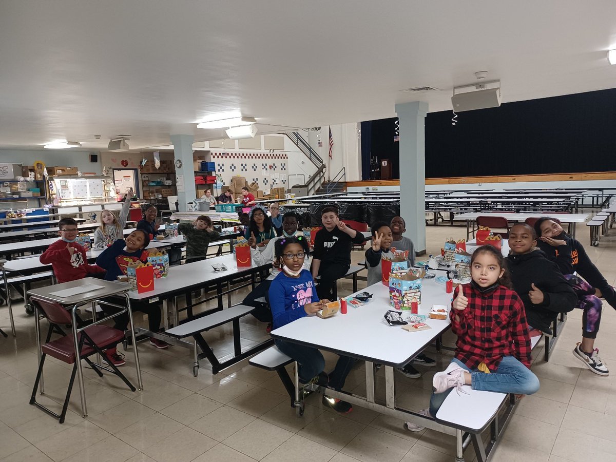 MsAnsbro's tweet photo. Congratulations to our students with Perfect Attendance for the 2nd Trimester!  Thank you to McDonalds for the Happy Meals! 
#BPatriotProud
#BPositivePats
#BConnectedBCSD https://t.co/YYFMDKssA4