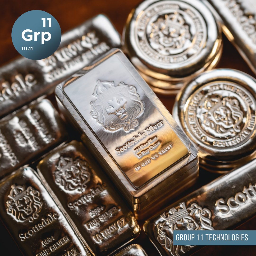 Group11Tech's tweet photo. Did You Know? 

Silver melts at 1,763°F (961.78°C) and boils at 3,924°F (2,162°C)! 

#silver #melt #gr11tech https://t.co/Ksu013EYPE
