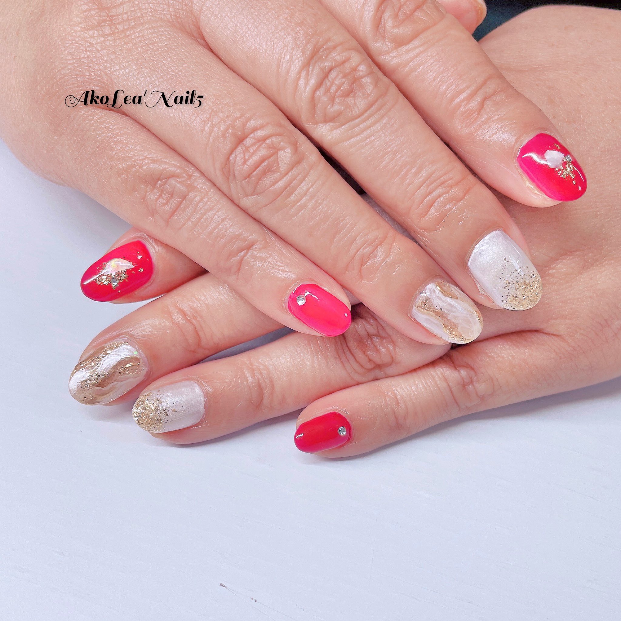 Akolea Nail5 お客様nail ジェルネイル ネイルデザイン ネイルアート お洒落ネイル 上品ネイル 大人ネイル ファッション お客様ネイル Nail Nailart Naildesign ネイル岡山 自宅ネイルサロン岡山 ニュアンス ネイル T Co