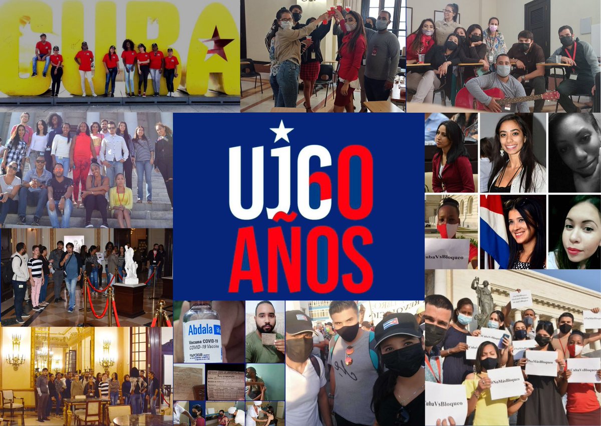 Muchas felicidades a los jóvenes comunistas cubanos en sus #60Años.
#VamosConTodo  #60UJC