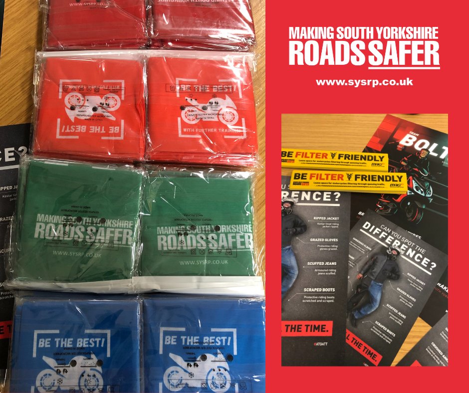 SYSaferRoads's tweet photo. As part of the 2Wheel campaign, we are sharing the benefits of taking on additional training.
Our snoods are a great reminder that you can always improve your skills and #bthebest rider you can.
#barnsley #doncaster #sheffield #Rotherham https://t.co/YHA0AMo9Eg @syptweet https://t.co/svBOoJieOS