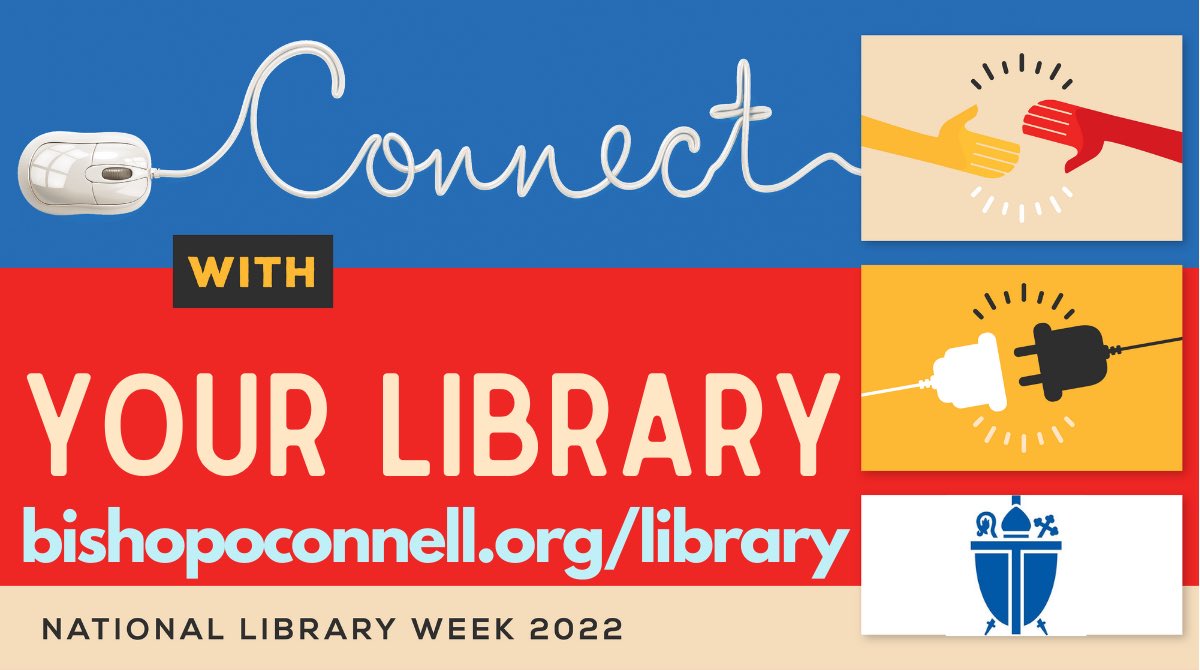 DJOLibrary's tweet photo. National Library Week celebrates libraries as places for lifelong learning and equal opportunity. “Libraries connect us to each other.” https://t.co/2p49QDzfTZ