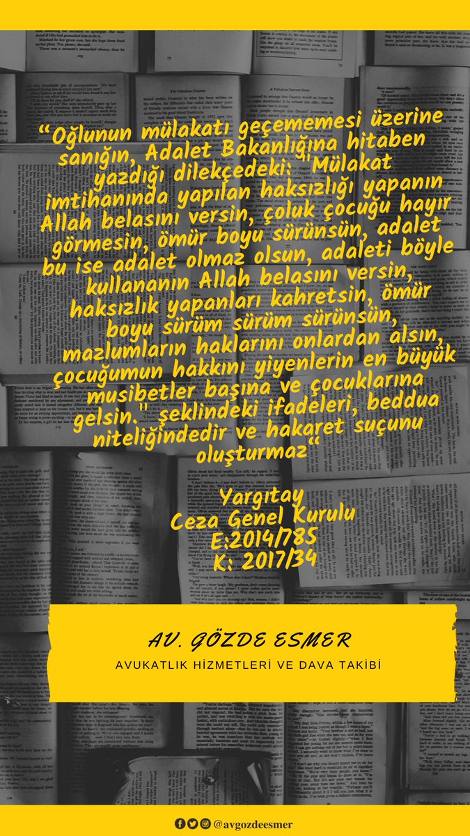 Yargıtay
Ceza Genel Kurulu
E:2014/785
K: 2017/34