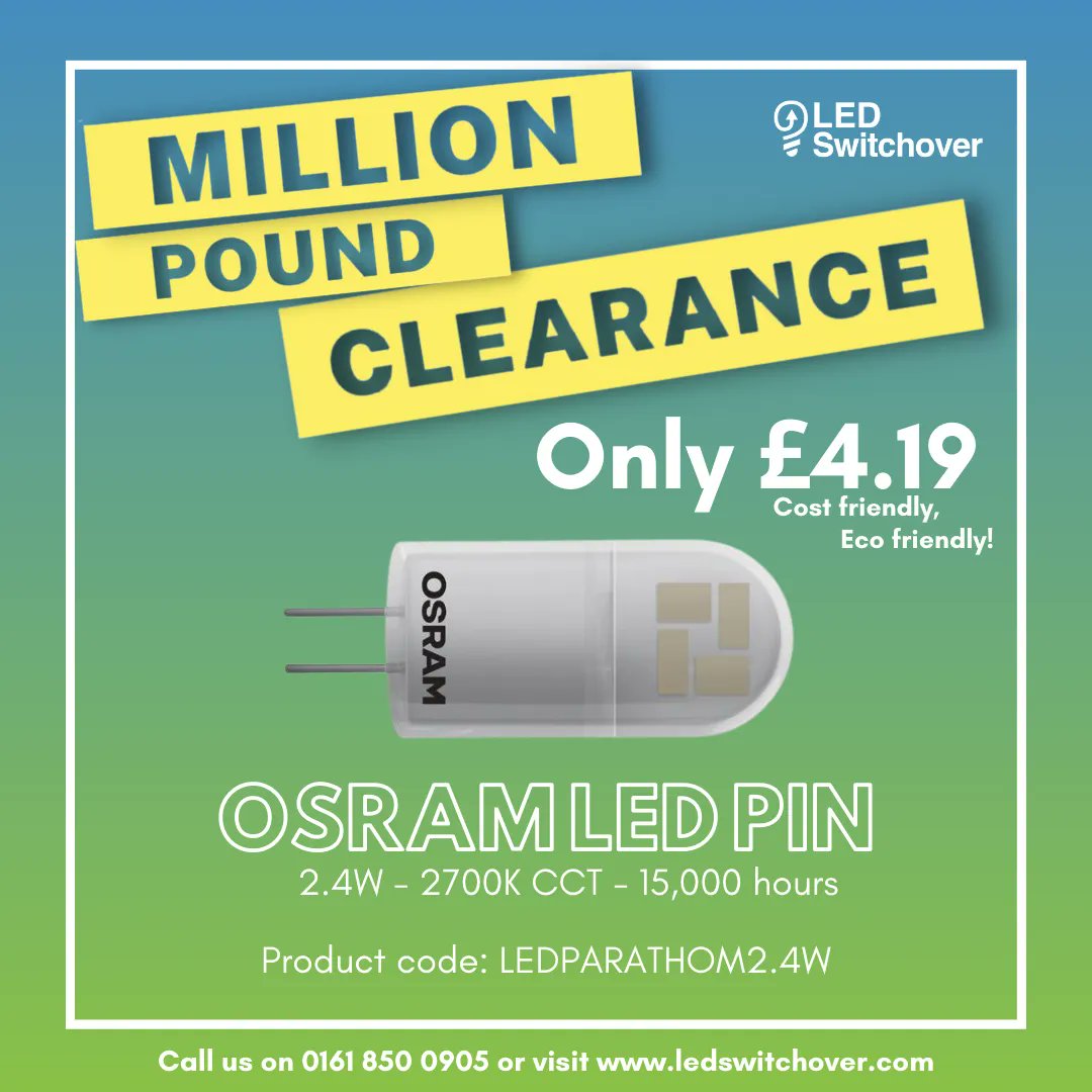 LEDSwitchover's tweet image. Cost &amp;amp; Eco-Friendly 😍
#lightbulb #led #dealoftheday #ledswitchover⠀⠀⠀⠀⠀⠀
#deals #switchover #savemoney #millionpoundclearance⠀⠀⠀⠀⠀⠀
#osram #osramledlight #bulbs #ledbulb #ledlight