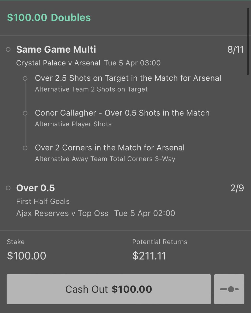 Challenge Bet #1
$100-$1000
Let’s Go!!!!

#freetips #Tipster #FootyTips #Mbappé #PSG #Neymar #Messi #SoccerTips #Vegas #Monaco #Argentina #betbash #bettingtwitter #bet365