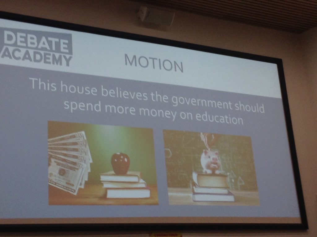 springwoodyear4's tweet image. The last debate was about whether the government should spend more money on education. #swhenglish #swhrse #swhdaysout #swhvalues
