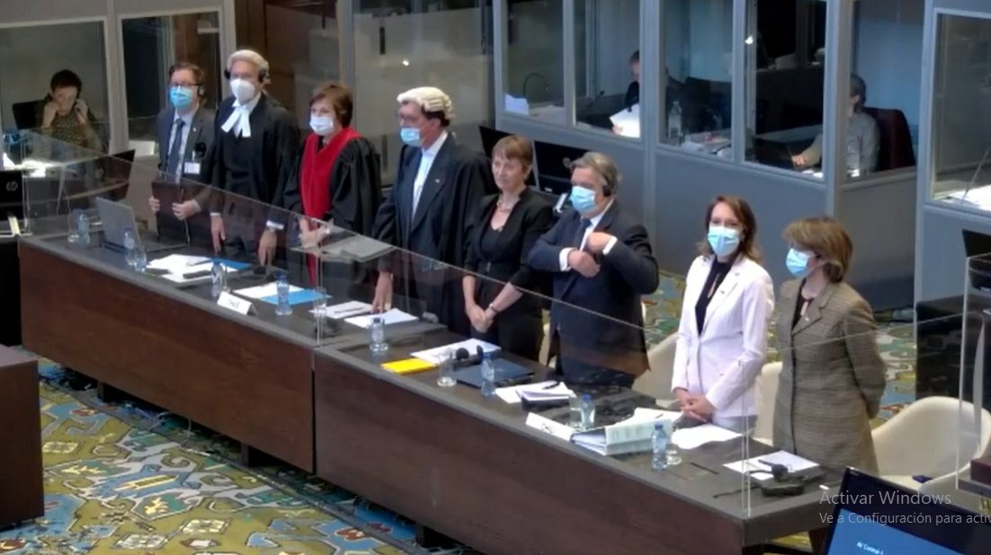 Mariana_NPaez's tweet photo. Last Friday the public hearings of @CIJ_ICJ of the Dispute over the Status and Use of the Waters of the Silala (#Chile v. #Bolivia) began. This is definitely one of the most important cases of #internationalwaterlaw. 
Watch live on @UNWebTV
#water #interntionallaw #environment https://t.co/sKsNvtwQOK