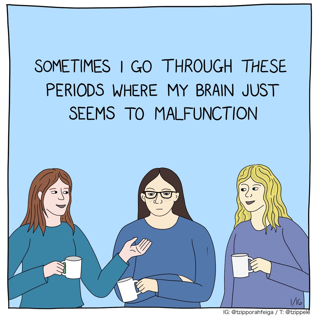 tzippele's tweet photo. I’m going through a burnout phase. 
This was unexpectedly popular on IG, so here is my crappy comic about my crappy brain and the crappy way in which it malfunctions. It’s 16 frames, so split over 4 tweets. 
#Burnout #ActuallyAutistic #CFS #ME #NEISvoid #ChronicFatigue https://t.co/IPBpjVQfwc