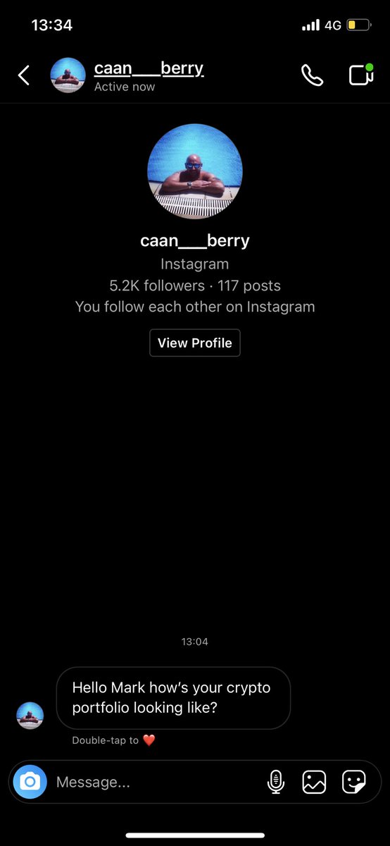 mark_spratt's tweet photo. @CaanBerryTrader Caan has your IG been hacked? https://t.co/umSAf3FRZi