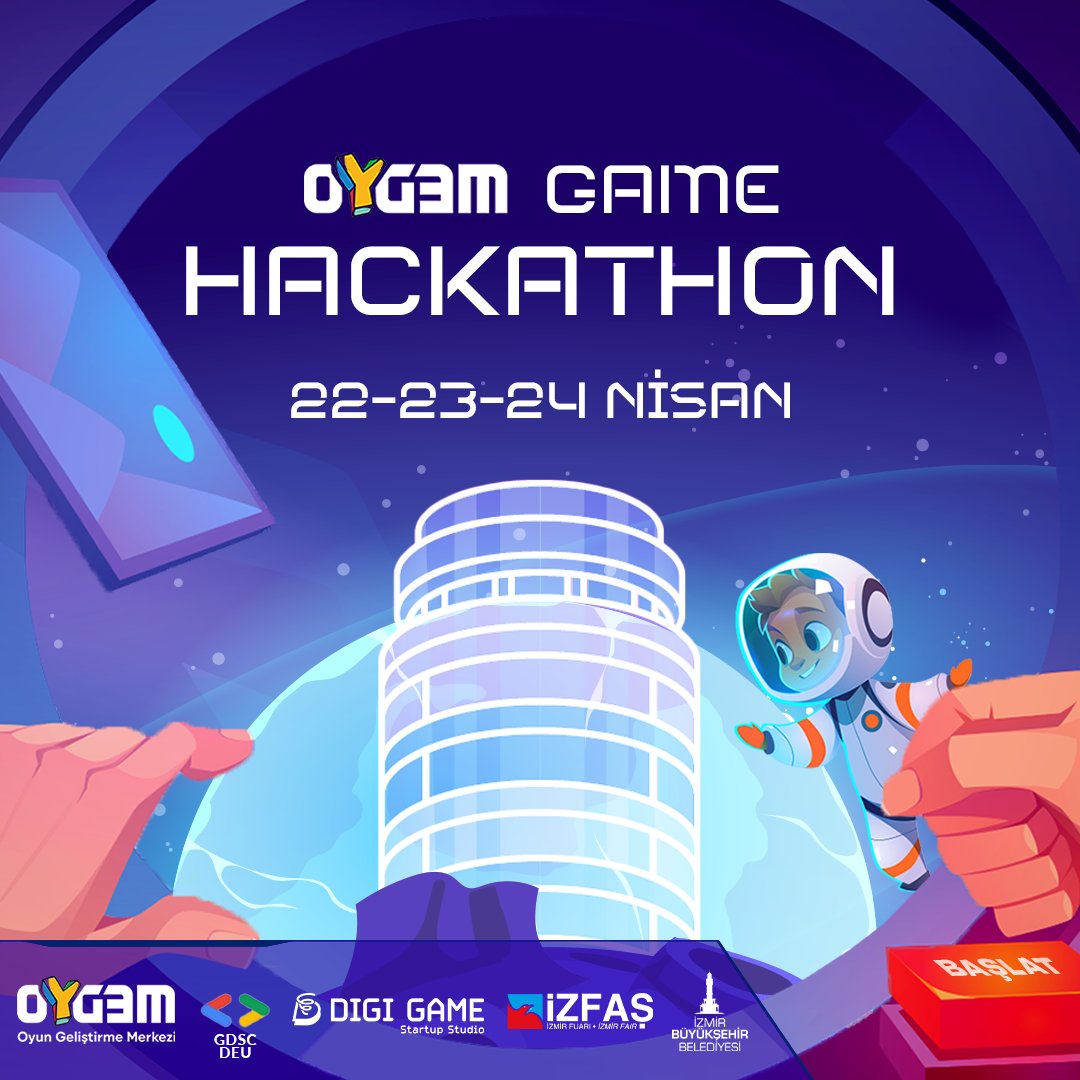 OYGEM_'s tweet photo. 22-23-24 Nisan'da düzenlenecek OYGEM Game Hackathon kayıtları başladı. 🚀
Toplamda 10 bin TL ödül verilecek olan 2.sini düzenlediğimiz Game Hackathon'a katılma fırsatını kaçırmayın.
Kayıt için: https://t.co/O9Z4v62vnv
#oygemgamehackathon https://t.co/4b6gnU83ZG
