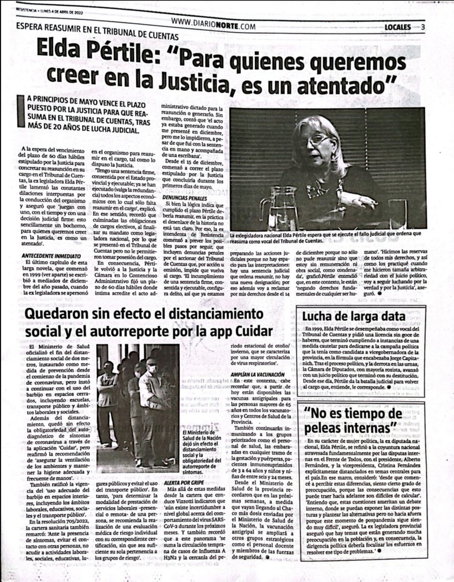 eldapertile's tweet photo. Comparto publicación de @DiarioNorteCom @diarionorte @jmcapitanich
#Chaco #TribunalDeCuentas #Justicia https://t.co/4yzkwMsdi3