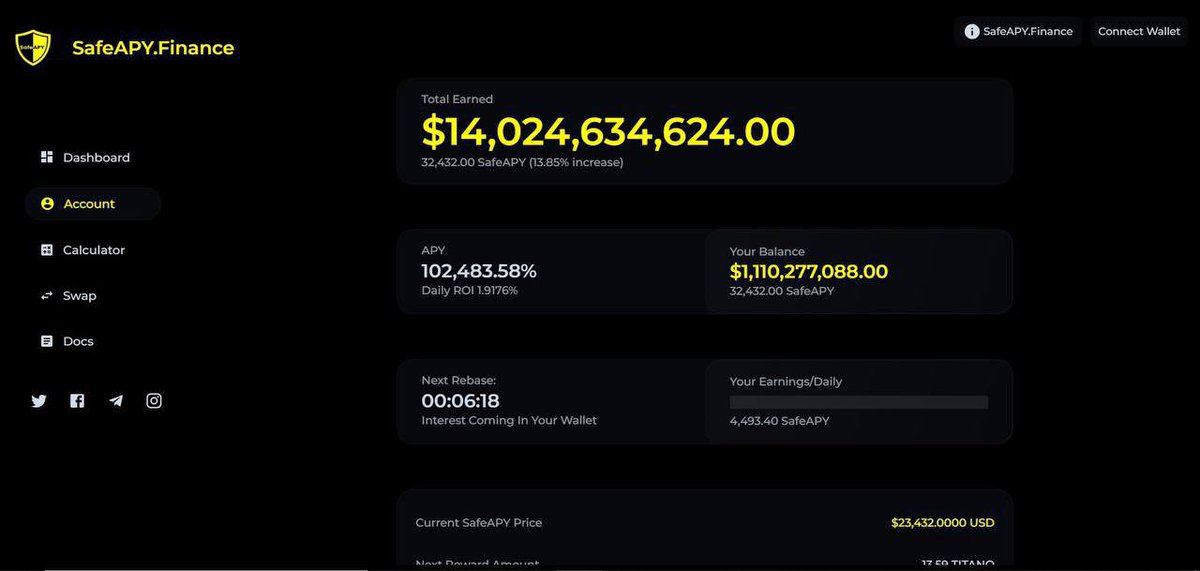 SafeAPY's tweet image. Here’s a sneak peak at our dapp 👀 let me know what you guys think. Any and all feedback is appreciated.