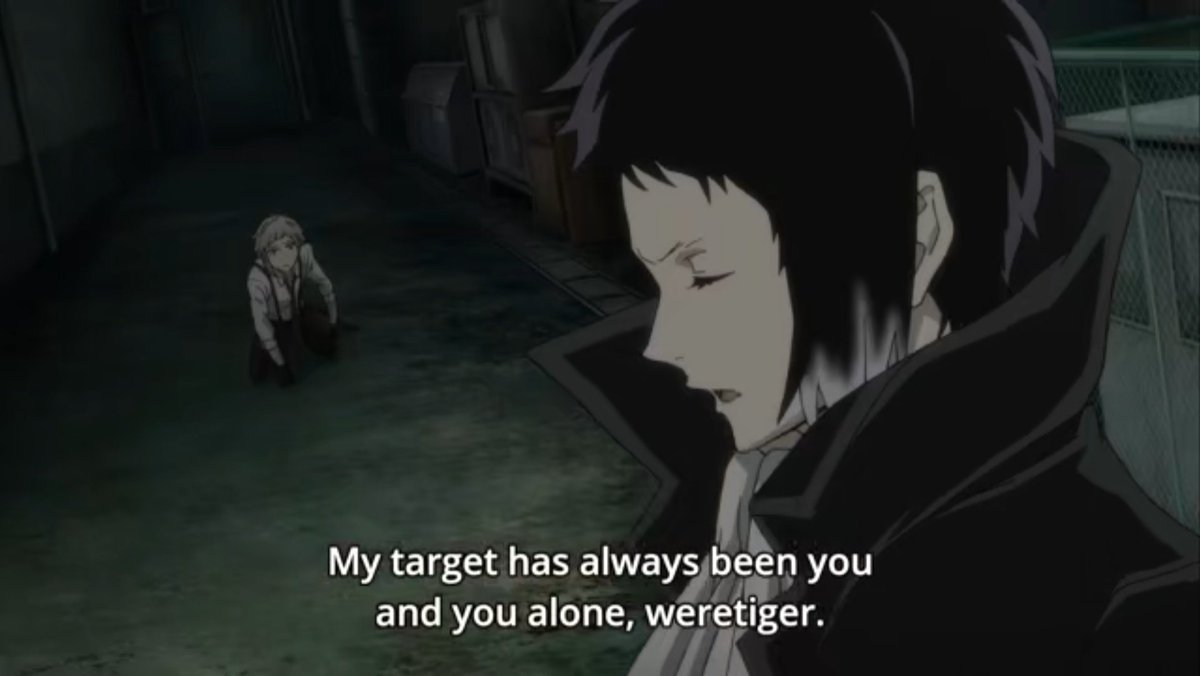 tackymisfit's tweet photo. no one:
literally no one:

the first thing akutagawa said to atsushi: https://t.co/wRXRbF3Bmz