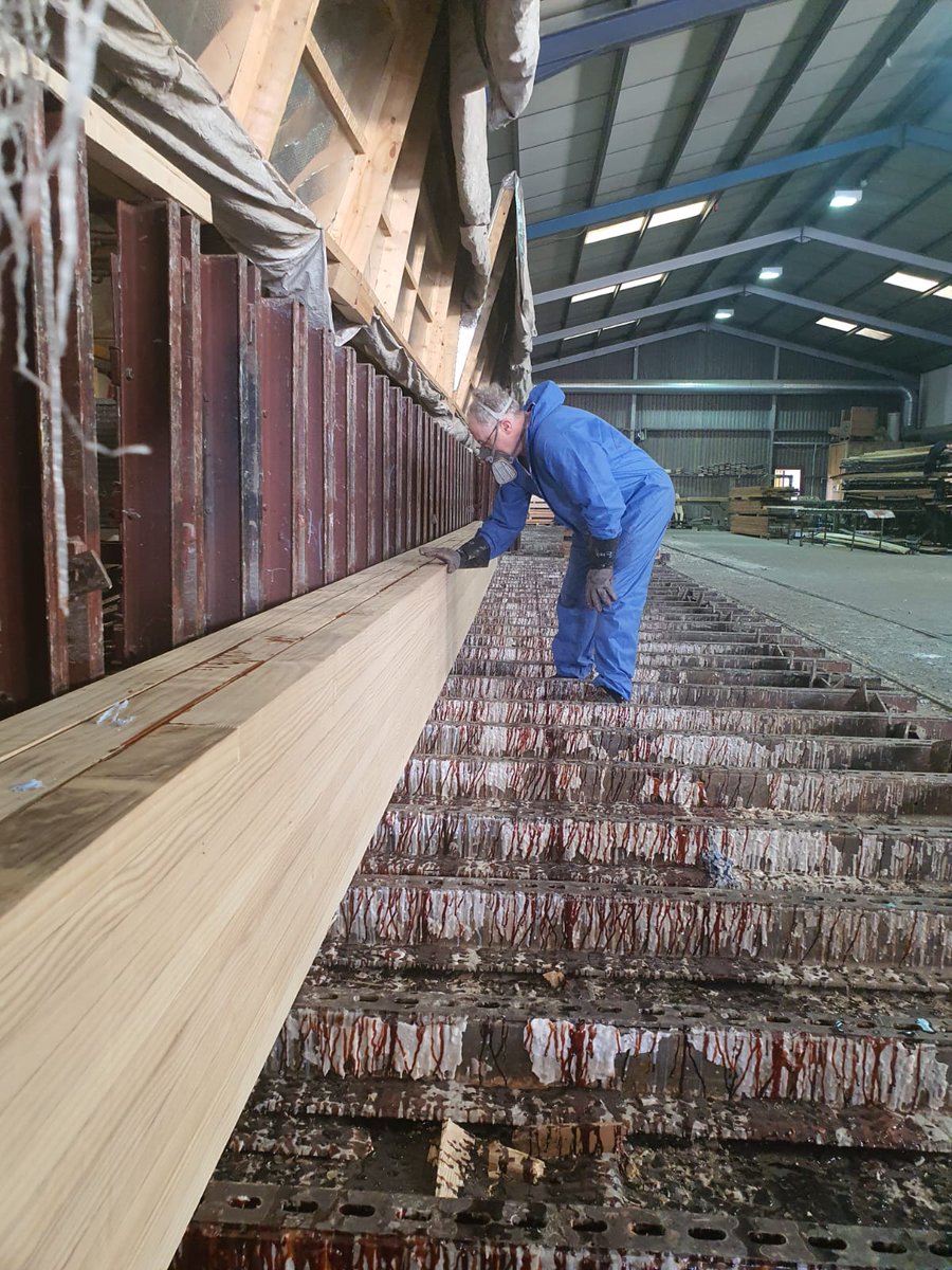BucklandTimber's tweet photo. This week we've been working with accoya - you can see here block gluing of accoya glulam in progress.

Accoya is in fact NOT a tree species, rather it starts life as pine, but is later modified to strengthen it.

#glulamstructure #glulamconstruction #glulambuild https://t.co/So7jF5lPuB