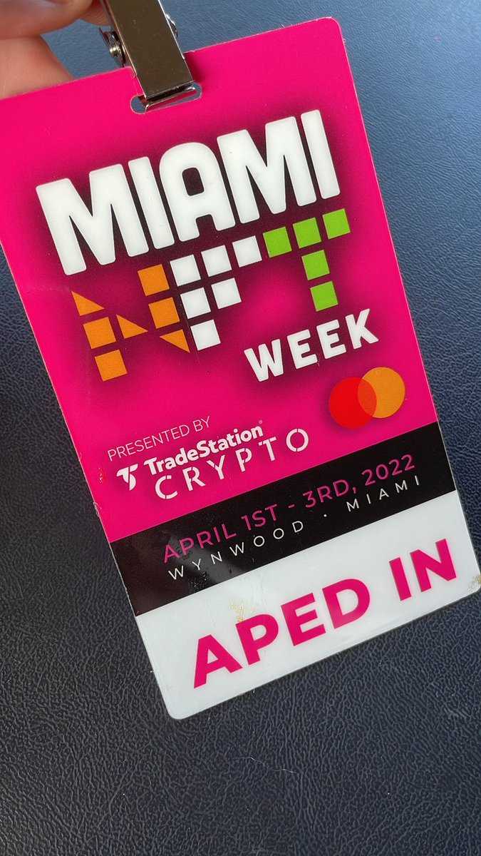 <a href="/MiamiNFTweek/">#MiamiNFTWeek</a> was a success 💯