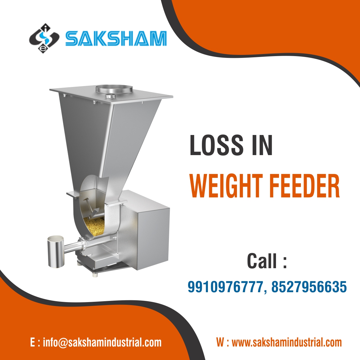 #Saksham_Industrial_Engineers is recognized in the industry as the manufacturer and supplier of #Loss_in_weight_feeder. It can be used for both small to medium feeding ranges. They work with extreme precision under optimum ambient conditions.
https://t.co/qFHPHd3NN9 https://t.co/YagayVieqd