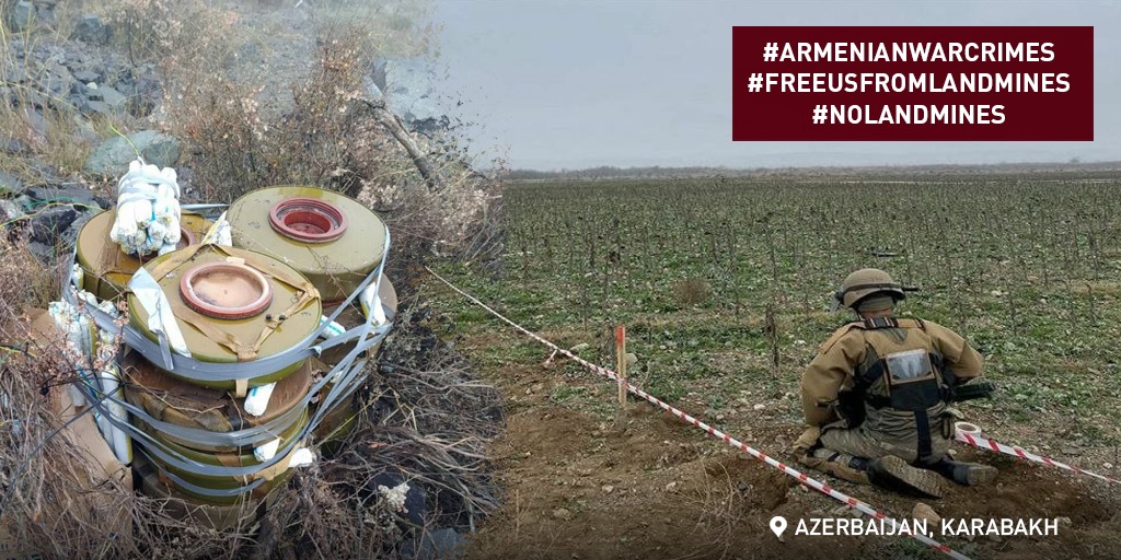 ElsenMustafa7's tweet photo. -       FreeUsFromLandMines Ordinary people are being killed because of landmines as a result of #ArmenianWarCrimes https://t.co/mp9GqzyiaT