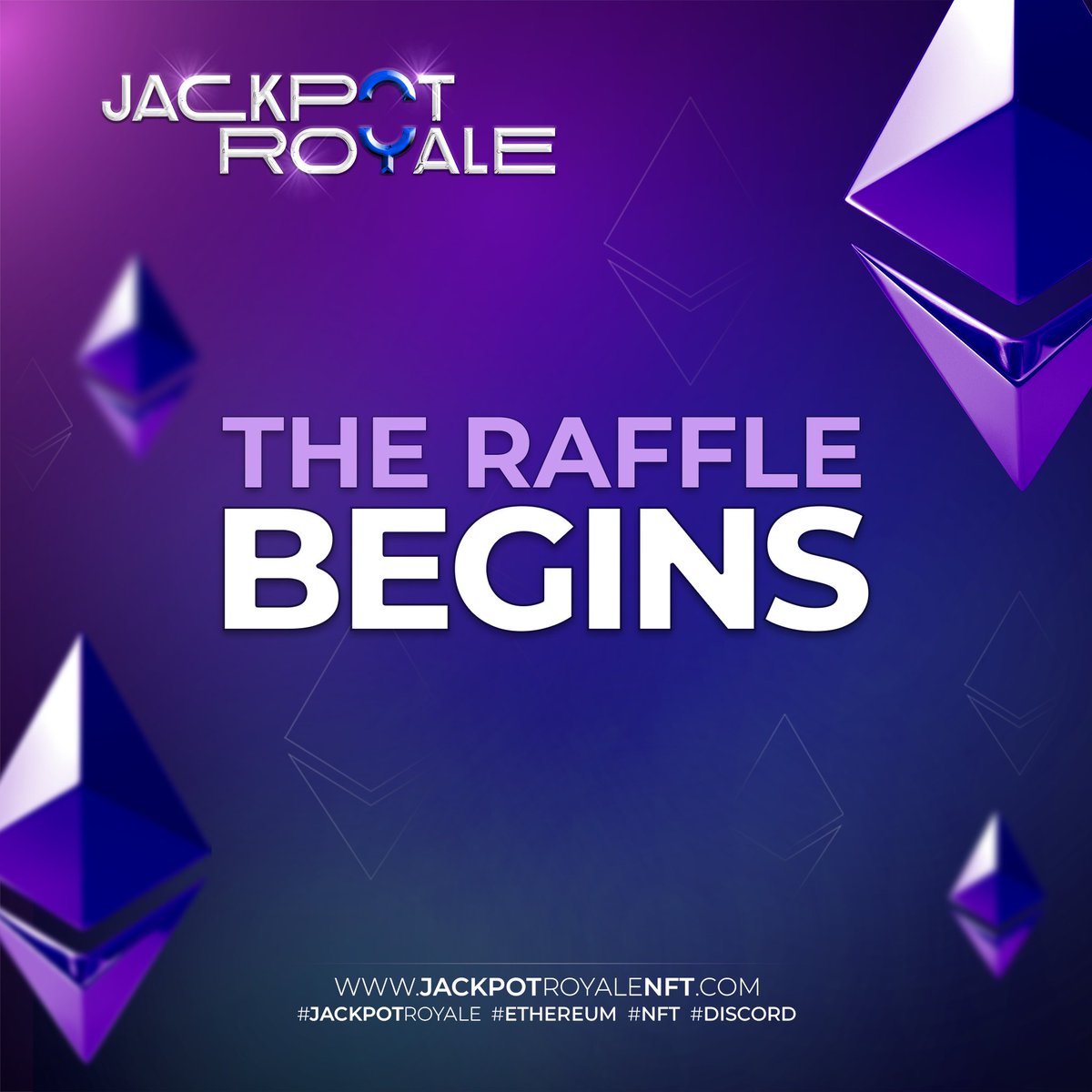 JackpotRoyale's tweet photo. In 20 minutes, we will be starting the raffle to know the first winning number! 

Tune in to find out if yours is the winner.

#JackpotRoyale #NFT #Raffle #Reveal #OpenSea https://t.co/Js4HB7yom5