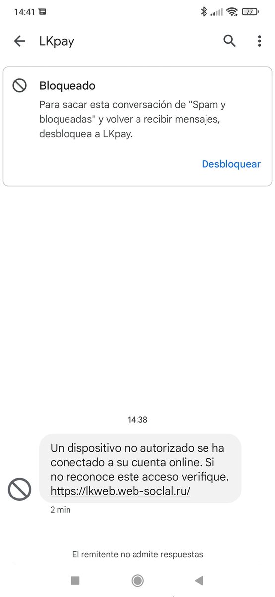 GORKALOPEZBEREC's tweet photo. @policiaforal_na @PMTudela @policia @guardiacivil he recibo este mensaje directamente lo he bloqueado os mando para que tengáis en cuenta.
Muchas gracias. https://t.co/fP1xivzCxu