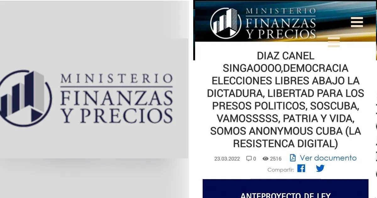LARESISTENCIAC2's tweet photo. ANONYMOUS CUBA, declara que la groseria en los títulares hackeados fue un pedido del pueblo cubano, y fue en tiempo real, el mensaje original es este, y despues los cubanos fueron pidiendo modificar y este fue el que gano. https://t.co/QhomkohCUb