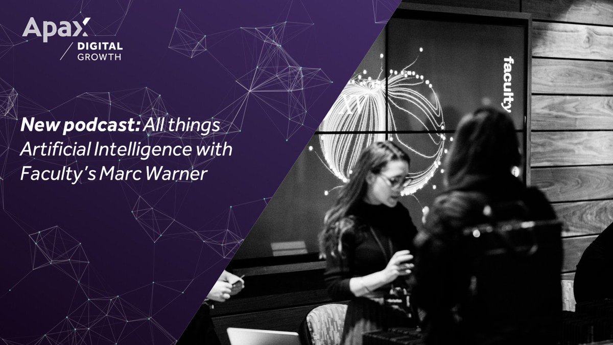 Apax Digital (@apaxdigital) on Twitter photo Listen to Apax’s latest Podcast featuring guest speaker <a href="/MarcWarner10/">Marc Warner</a>, CEO of <a href="/faculty_ai/">Faculty</a>, and Apax Digital’s <a href="/MarkBeith/">Mark Beith</a>, discussing all things Artificial Intelligence.
apax.com/news-views/all… Listen to Apax’s latest Podcast featuring guest speaker <a href="/MarcWarner10/">Marc Warner</a>, CEO of <a href="/faculty_ai/">Faculty</a>, and Apax Digital’s <a href="/MarkBeith/">Mark Beith</a>, discussing all things Artificial Intelligence.
apax.com/news-views/all…