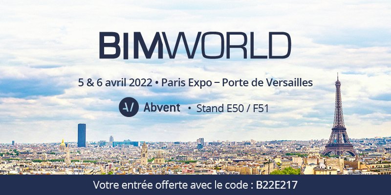 Graphisoft_FR's tweet photo. 🎉Retrouvez nos équipes à @bim_world Paris sur le stand E50/F51 ! Votre entrée est offerte avec le code B22E217 à saisir lors de votre inscription 👉 https://t.co/HHH2XqTa04
#BIM #BIMWorld #BIMWorld2022 #Archicad #BIMoffice #BIMTrack #Artlantis #BIMmTool #FormationBIM https://t.co/kUgN9uHzEf