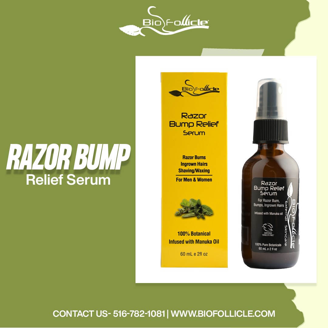 Biofollicle's tweet photo. Come on in and check out our fast-acting proprietary blend – a Razor Bump Relief Serum. It can help hydrate and balance skin while pacifying post-shave irritation.  Do not miss trying it.  https://t.co/zjbziLHlQf
#razorburn #razorbumprelief #crueltyfree #veganserum #aftershave https://t.co/Wpn57aM1Ov