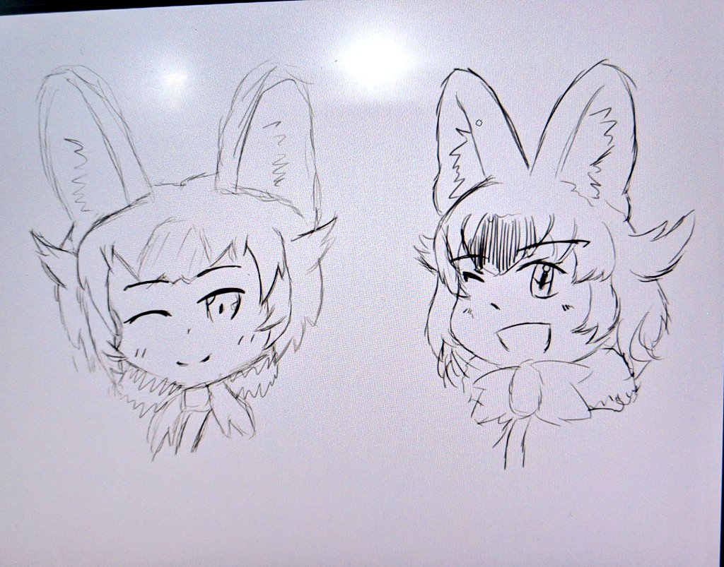 どるちゃとどるちゃ
けもフレのリア友と描いた思い出デジ絵 