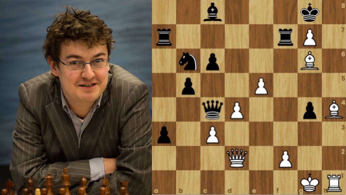 ChessifyMe's tweet photo. #TuesdayPuzzle by Netherlands No 4 Erwin l'Ami, who turns 37 today!
White mates in 3.
Game: Erwin L'Ami vs Baris Esen, Turin, 2006.
π· Frans Peeters
#OnThisDay in #chess https://t.co/OuQb7YxXkT