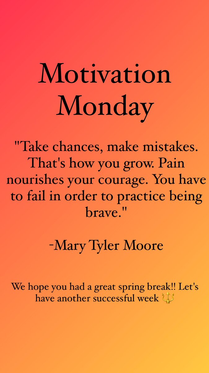 UMSL_SP's tweet photo. Welcome back Trites!! Happy Motivation Monday. Start this week off strong🙌🔱 https://t.co/xmBF9yPVVr
