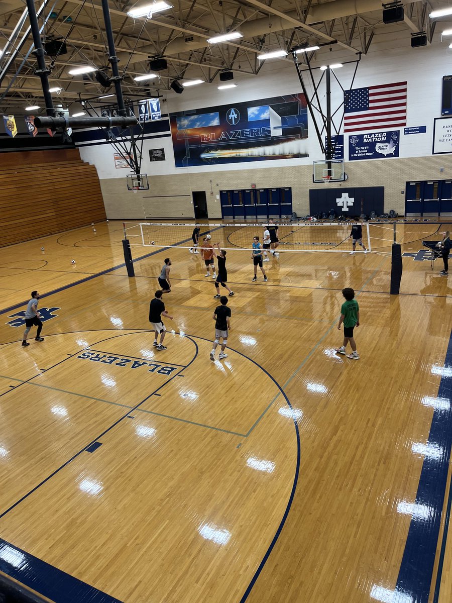 AT_MensVB's tweet photo. Back in the lab this morning, preparing for a week LOADED with matches #trusttheprocess https://t.co/fkVjGoGngF