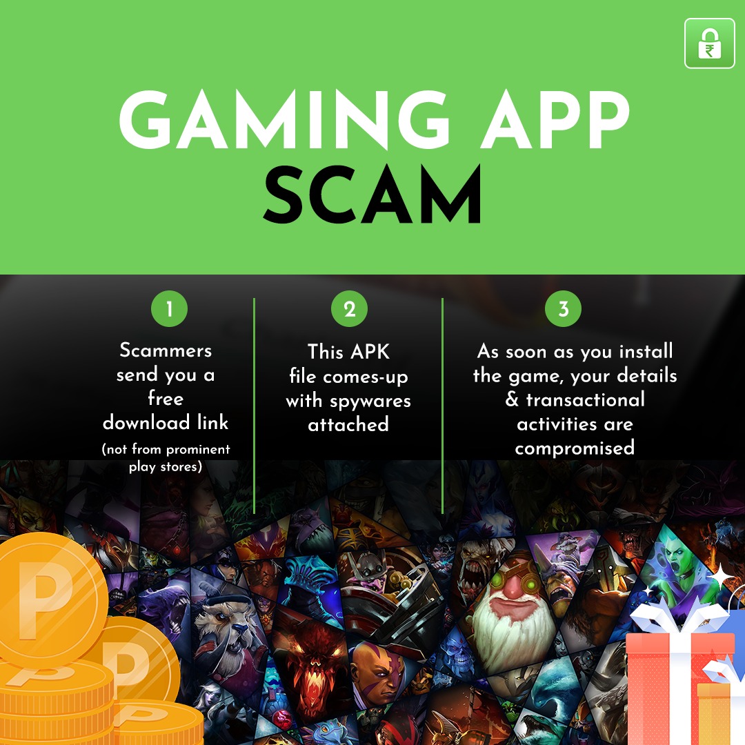 finlocktech's tweet photo. Be very cautious while installing games from third party websites. Remember if it's free, it's going to cost you at a later point of time.

Insure yourself 👇
https://t.co/ATiQRUSa28

#gameofthrones #gaming #gamers #scam #onlinefraud #gamingscam #finlock #cybersmart #phishing https://t.co/rRt5yr1uNn