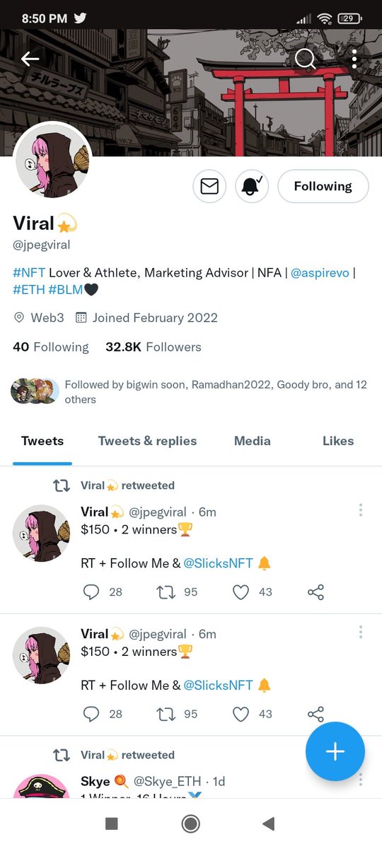 Ken69026336's tweet photo. @SlicksNFT @jpegviral Donw hope i win this 🙏🙏 https://t.co/cMupOUFbZq