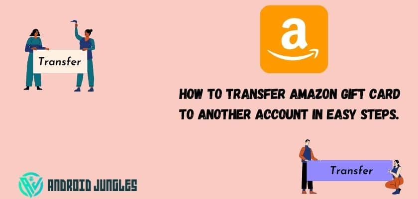 androidjungles's tweet image. Hey People, In this article I will be sharing with you a detailed tutorial on How to transfer Amazon gift card to another account. It is very simple and I will share some simple steps on how to transfer Amazon gift card to another account.

androidjungles.com/how-to-transfe…