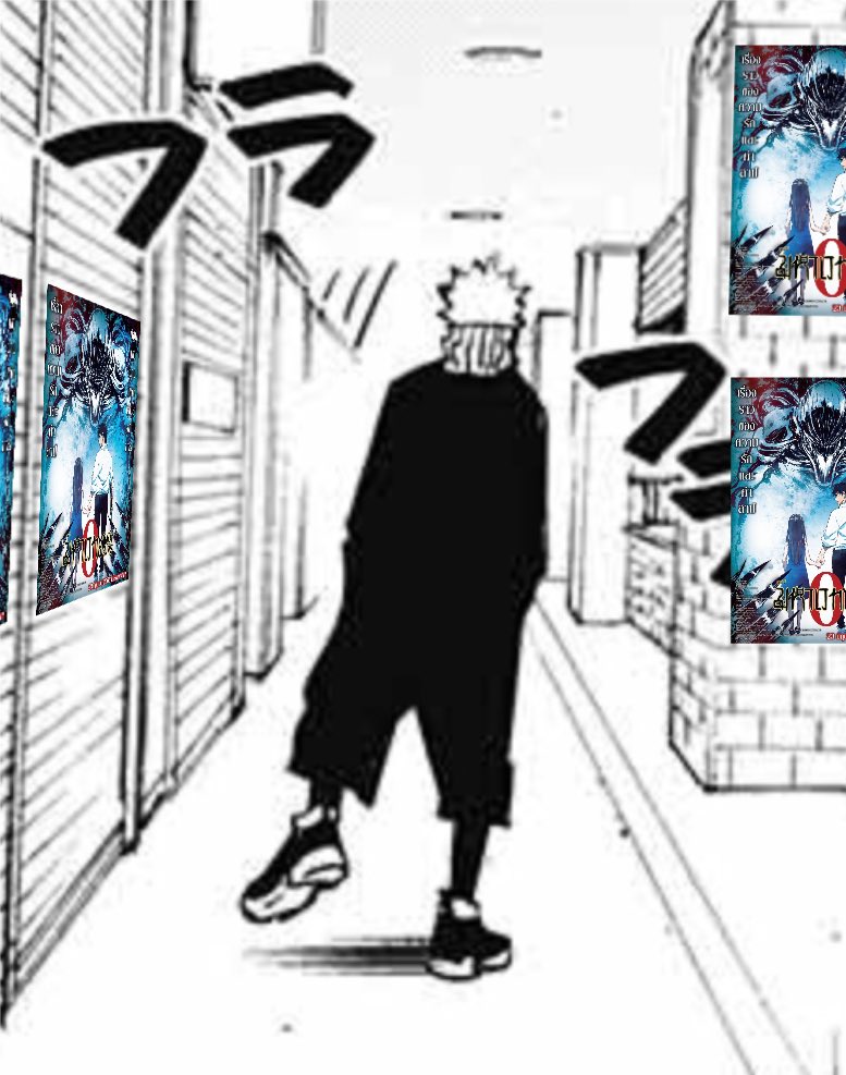 TOG3CURSED's tweet photo. เดินเอาโปสเตอร์ไปแปะประกาศว่าJujutsu Kaisen0 ฉายพร้อมกันวันที่ 23 มิถุนายนนี้
 #JujutsuKaisen0TH https://t.co/u95X5BejbO