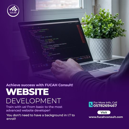 fucahconsult's tweet photo. Your success story is guaranteed with us! We have all that it takes to get you to be the website developer you’ve always dreamt of becoming.

Let us make it a reality together!

Call 0578269467 to sign up for the course and make all enquiries. https://t.co/VpRekMIjUE