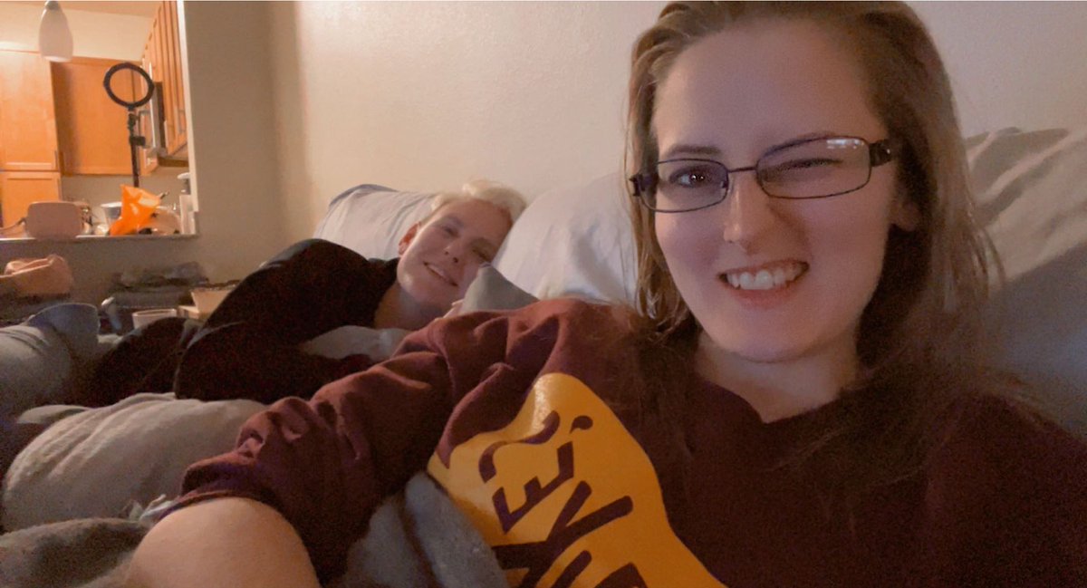 acissejkane's tweet photo. Hanging out with my bestie last night watching Chuck. Sad to leave her soon 🥺😩 https://t.co/pfH9C1jnKG
