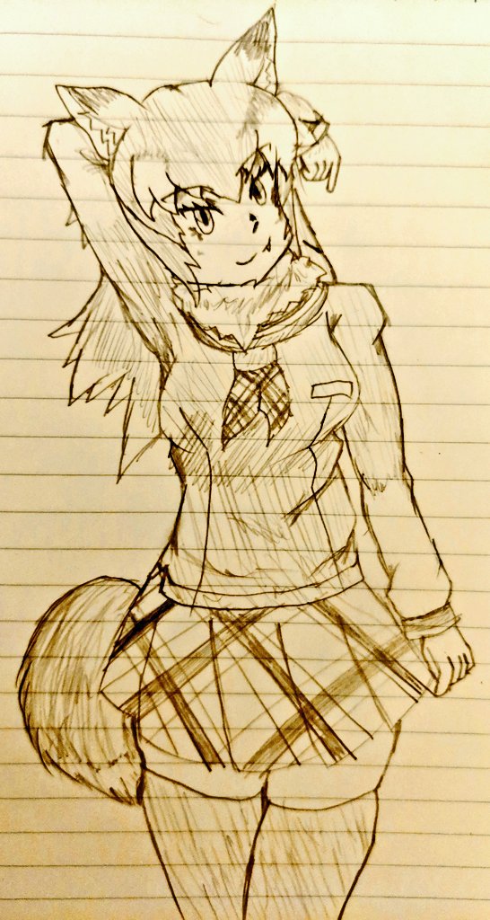 昔描いたニホ🐺 