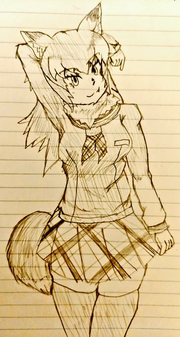 昔描いたニホ🐺 