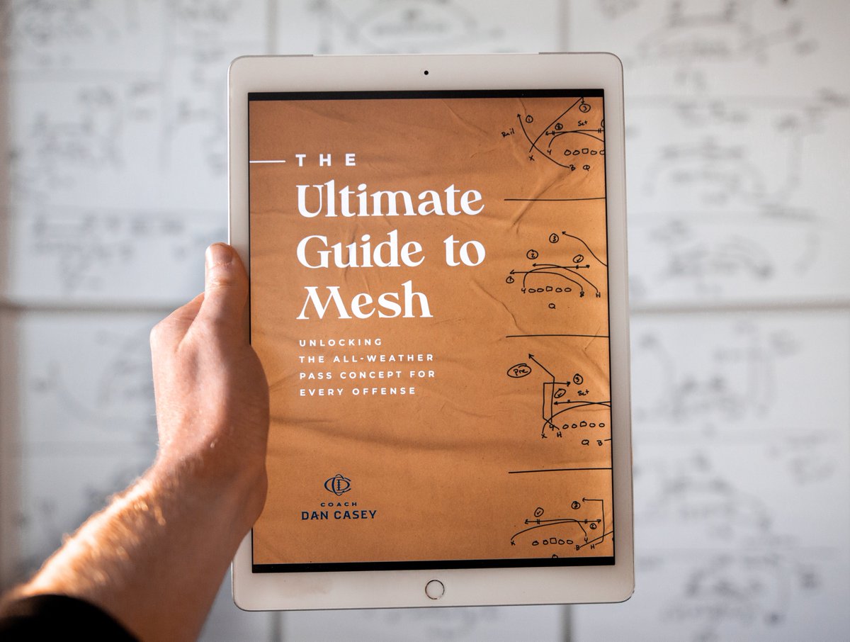 📖 The Ultimate Guide to Mesh

(for any Offense)

🗓 I spent 6 months studying Mesh so you can master it in 6 hours!

📣 If you share this, I’ll randomly select a winner for a FREE BOOK at halftime of Kansas/UNC!

🤙🏾 Tag a coach who loves Mesh &amp; deserves a free book!
